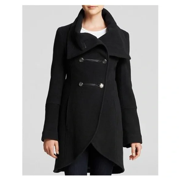 Mackage Diana Tulip Peacoat, Black XS - Picture 1 of 11